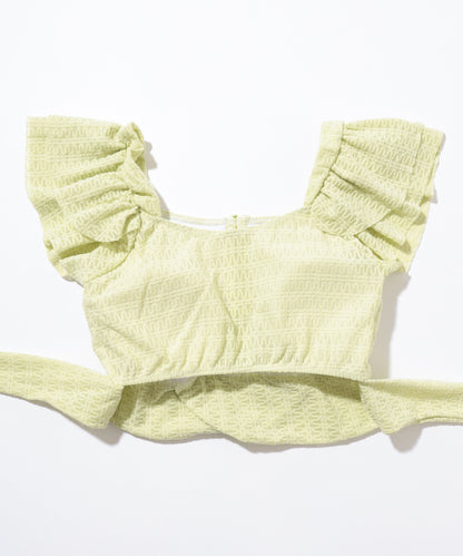 【2点セット】フリル ギャザー スカート タンキニ