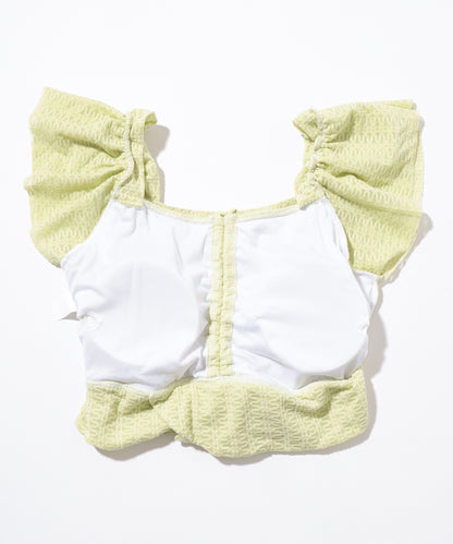 【2点セット】フリル ギャザー スカート タンキニ