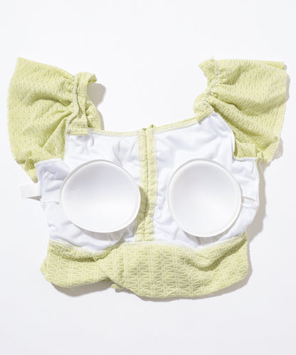 【2点セット】フリル ギャザー スカート タンキニ