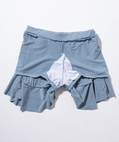 【2点セット】2way レース トップス フリル スカート セパレート 水着
