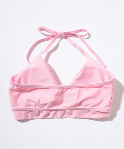 【2点セット】ツイスト クロスストラップ ホルターネック ビキニ 水着