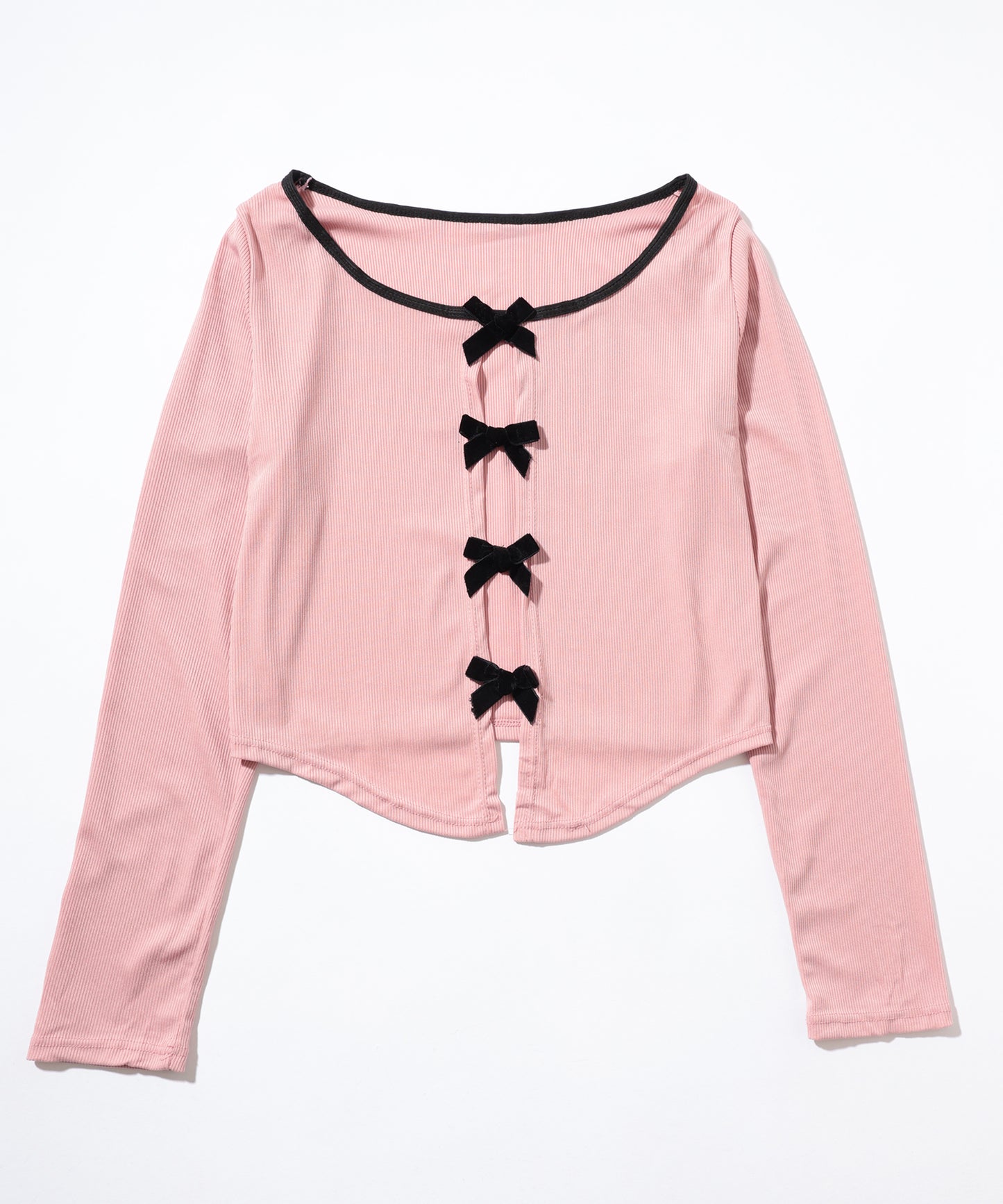 【2点セット】配色 リボン カバーアップ付き ワンピース 水着