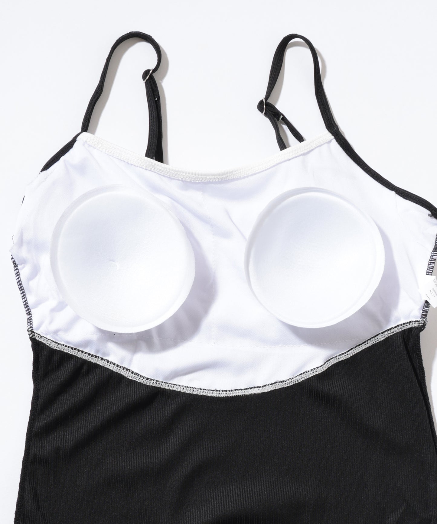 【2点セット】配色 リボン カバーアップ付き ワンピース 水着