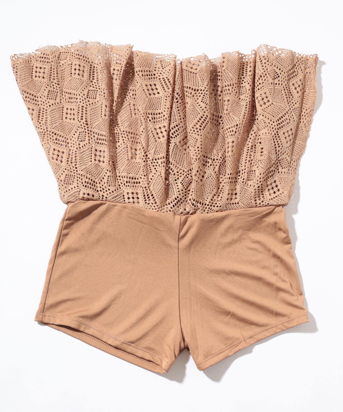 【2点セット】レース スクエアネック フレア セパレート 水着