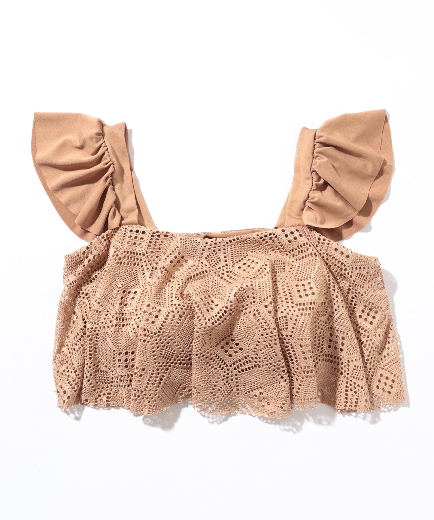 【2点セット】レース スクエアネック フレア セパレート 水着