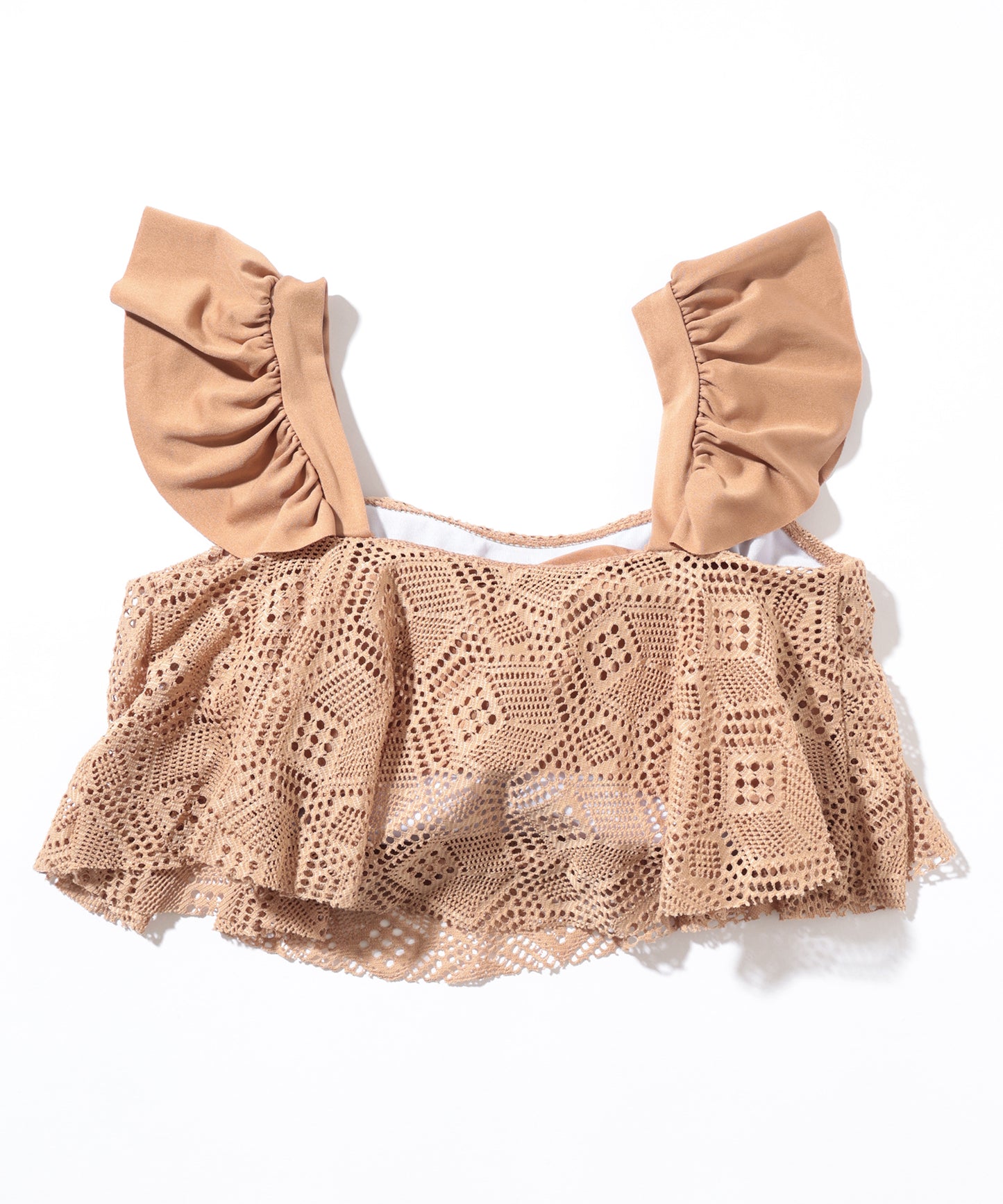 【2点セット】レース スクエアネック フレア セパレート 水着