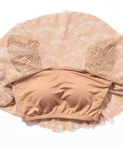 【2点セット】レース スクエアネック フレア セパレート 水着