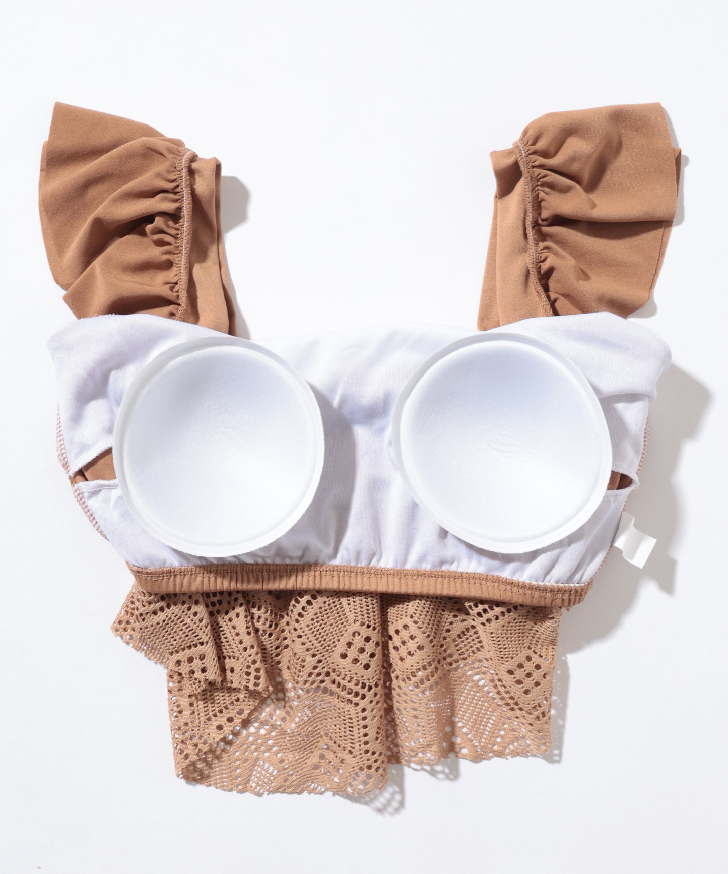 【2点セット】レース スクエアネック フレア セパレート 水着