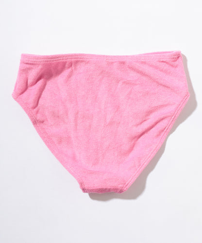 【3点セット】パイル ボーダー ショートパンツ付き ビキニ 水着