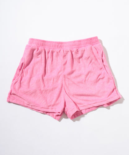 【3点セット】パイル ボーダー ショートパンツ付き ビキニ 水着