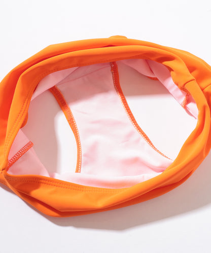 【2点セット】ワンショルダー アシンメトリー ハイウエスト ビキニ 水着