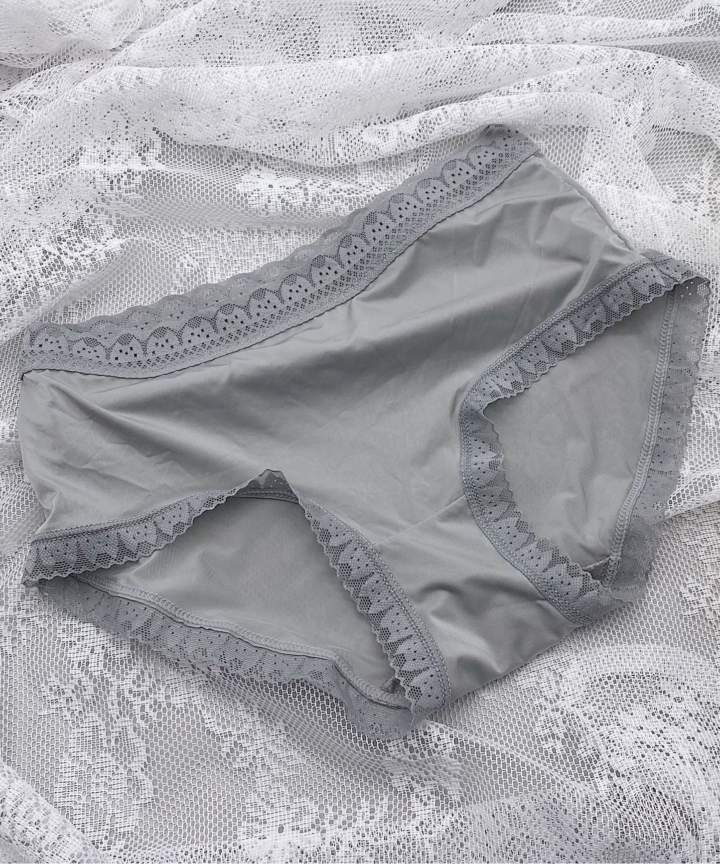 同色3枚組 キャットレース ビスコース レディースショーツ