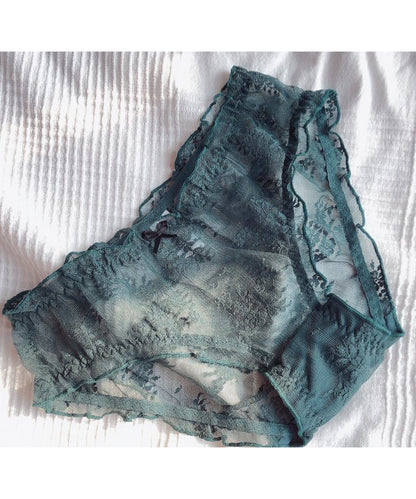 花柄レースショーツ 3枚組