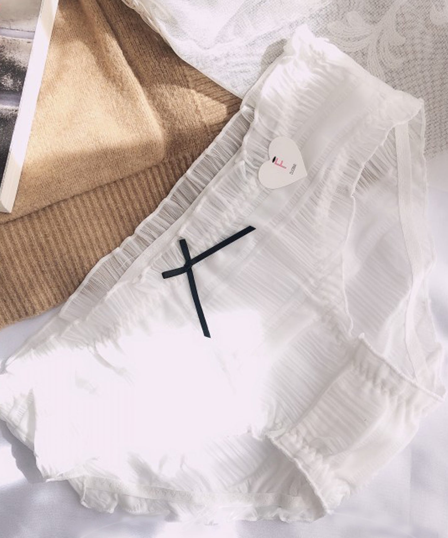 フリルギャザーショーツ 2枚組