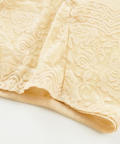 花柄 ストレッチ 総レース ショーツ