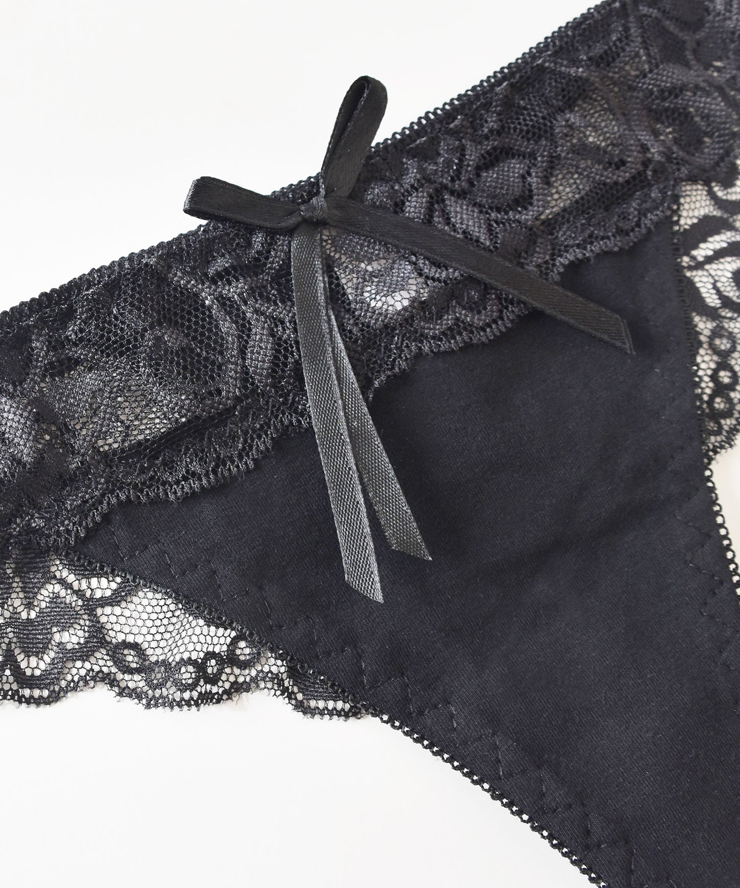 Tバック コットン セクシーレースショーツ
