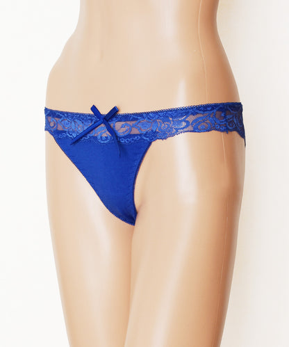 Tバック コットン セクシーレースショーツ