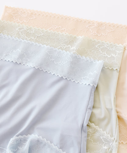 【5色組】セットでお得♪ショーツ 5色5枚セット 素肌感覚の滑らかさ 快適ハイウエストストレッチショーツ