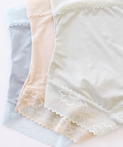 【5色組】セットでお得♪ショーツ 5色5枚セット 素肌感覚の滑らかさ 快適ハイウエストストレッチショーツ