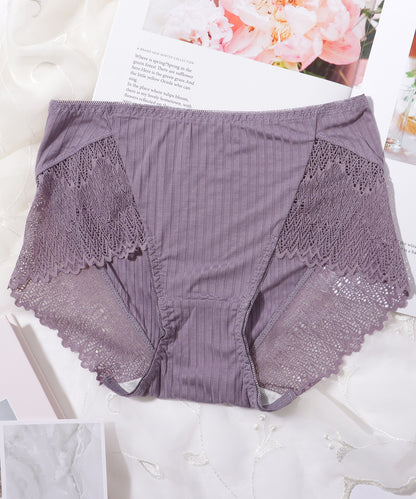 【5枚セット】 レースドッキング ボーイズレッグ リブ ショーツ