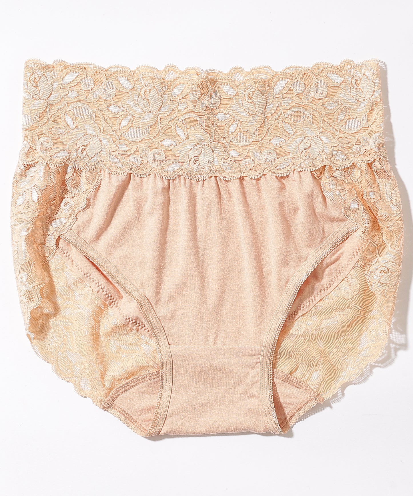 【6枚セット】ウエスト 切替 フラワーレース ショーツ