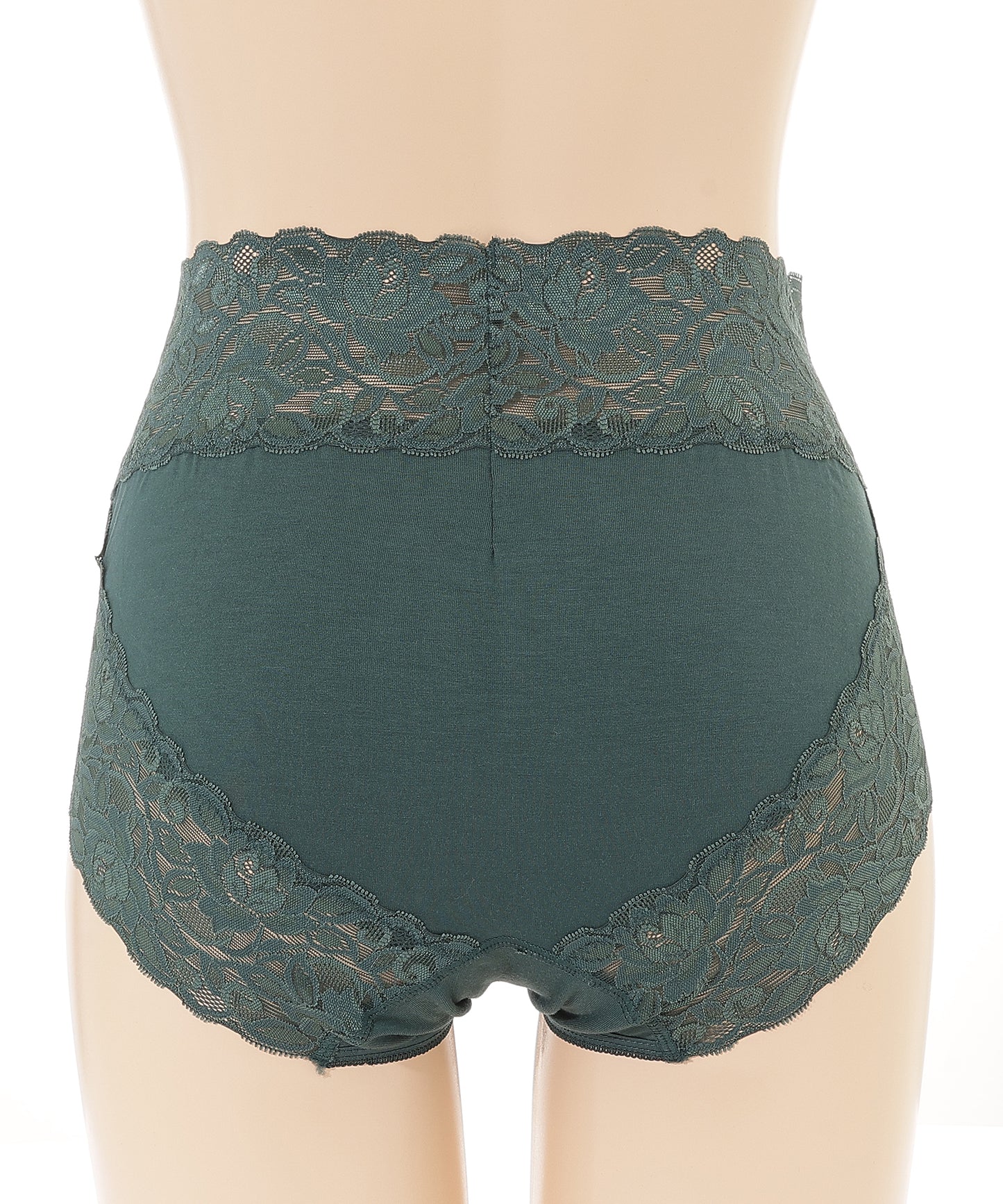 【6枚セット】ウエスト 切替 フラワーレース ショーツ