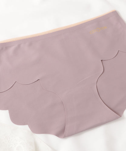 6枚セットスカラップシームレスショーツ