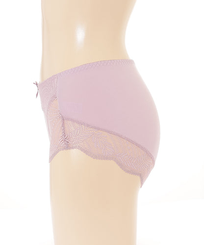 【5枚セット】ボタニカル柄スカラップレースドッキングショーツ