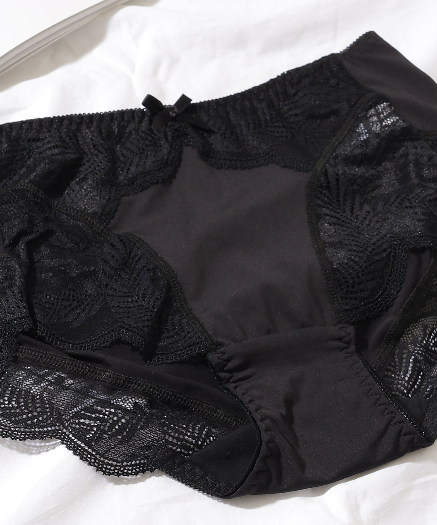 【5枚セット】ボタニカル柄スカラップレースドッキングショーツ