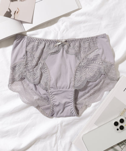 【5枚セット】ボタニカル柄スカラップレースドッキングショーツ