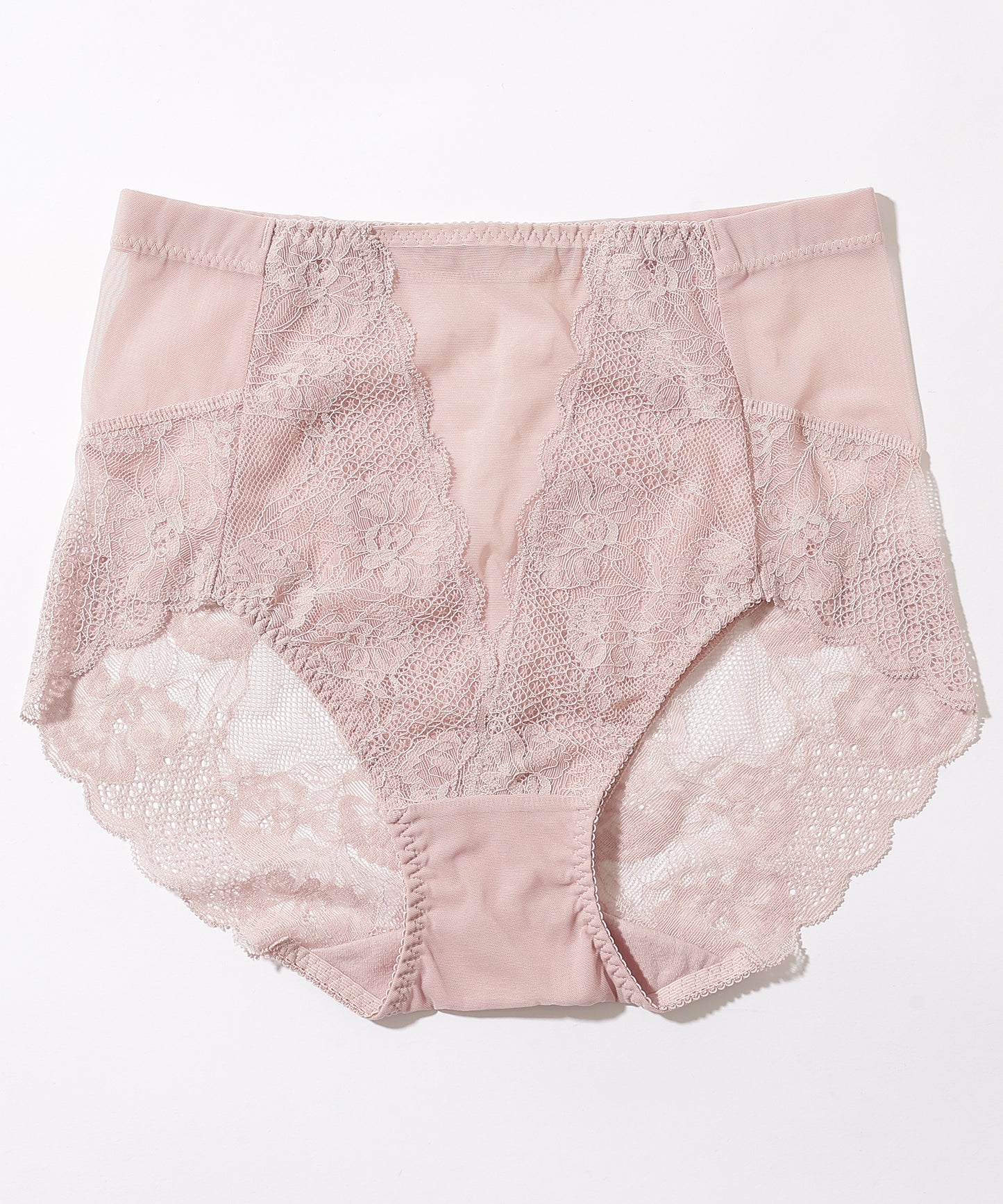 【5枚セット】花柄レースドッキングハイウエストショーツ