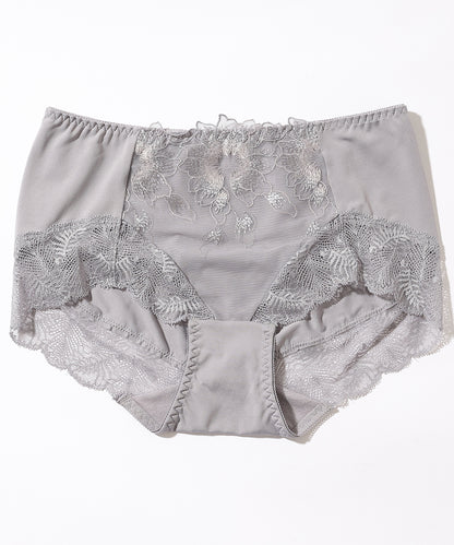 【5枚セット】ボタニカル刺繍レースドッキングショーツ