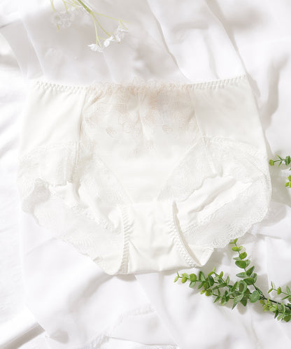 【5枚セット】ボタニカル刺繍レースドッキングショーツ