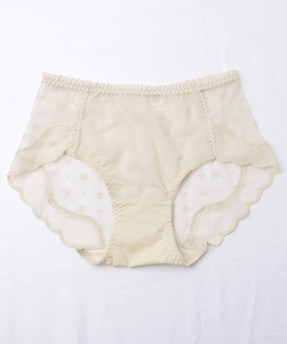 【5枚セット】レースドッキングスカラップレッグショーツ