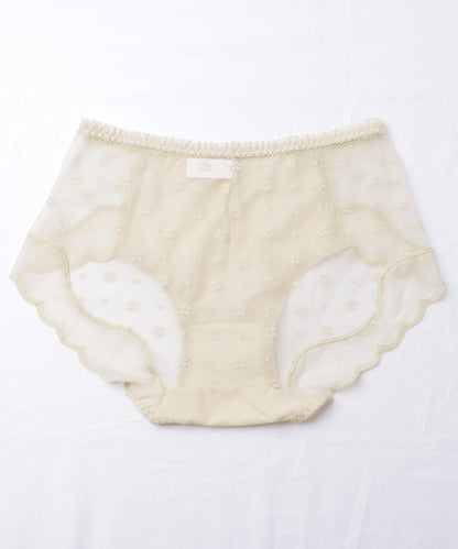 【5枚セット】レースドッキングスカラップレッグショーツ