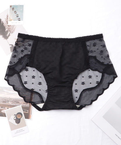 【5枚セット】レースドッキングスカラップレッグショーツ