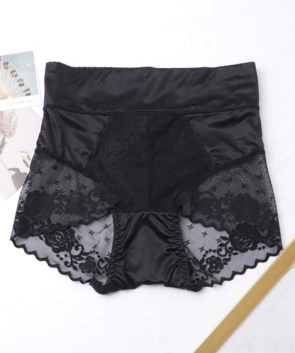【4枚セット】ハイウエストレーシィストレッチガードルショーツ