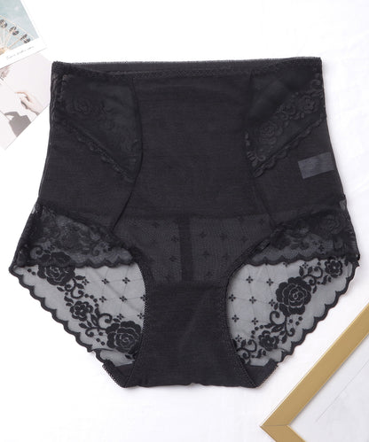 【5枚セット】ハイウエストレーシィストレッチガードルショーツ