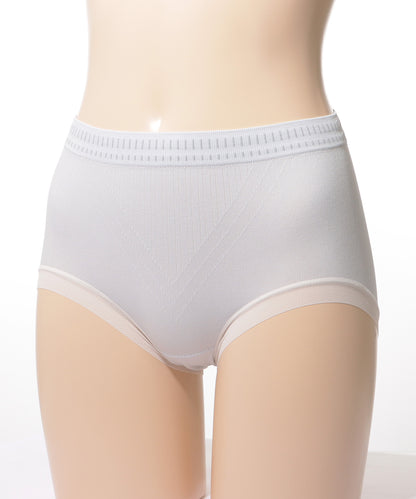 【6枚セット】ソフトタッチ配色ストレッチニットショーツ