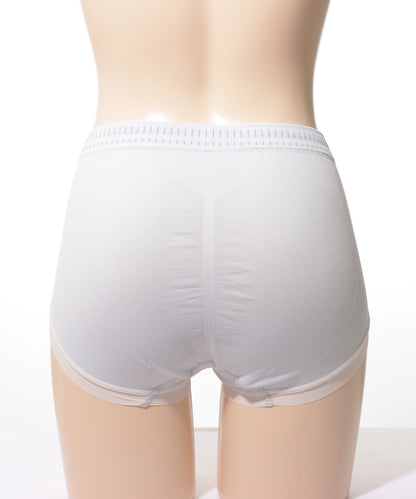 【6枚セット】ソフトタッチ配色ストレッチニットショーツ