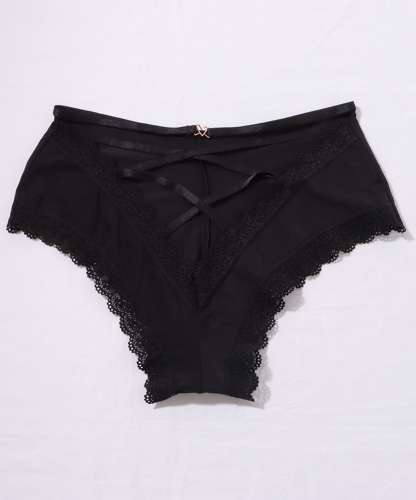 【3枚セット】ハイウエストバッククロスストラップショーツ