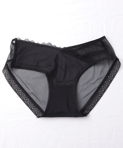 【4枚セット】レースドッキングアシメショーツ