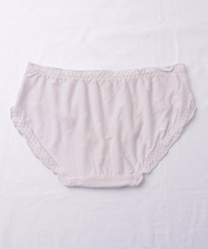 【6枚セット】ストロベリーワッペン付きフリルモダールショーツ