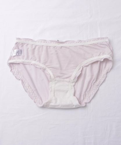 【6枚セット】ストロベリーワッペン付きフリルモダールショーツ