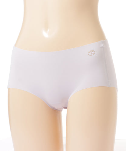 【6枚セット】 ソリッドカラー シームレス ボーイズレッグ ショーツ