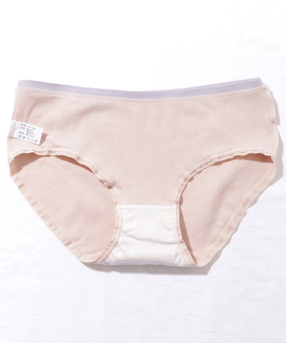 【5枚セット】 バイカラー ベーシック コットン ミドル ショーツ