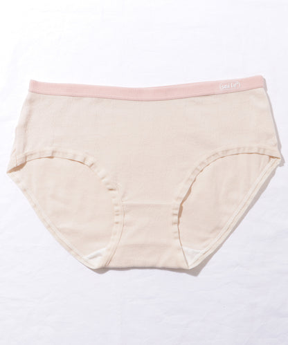 【5枚セット】 バイカラー ベーシック コットン ミドル ショーツ