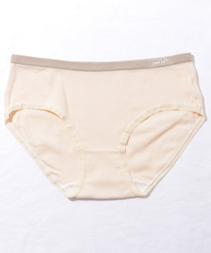 【5枚セット】 バイカラー ベーシック コットン ミドル ショーツ