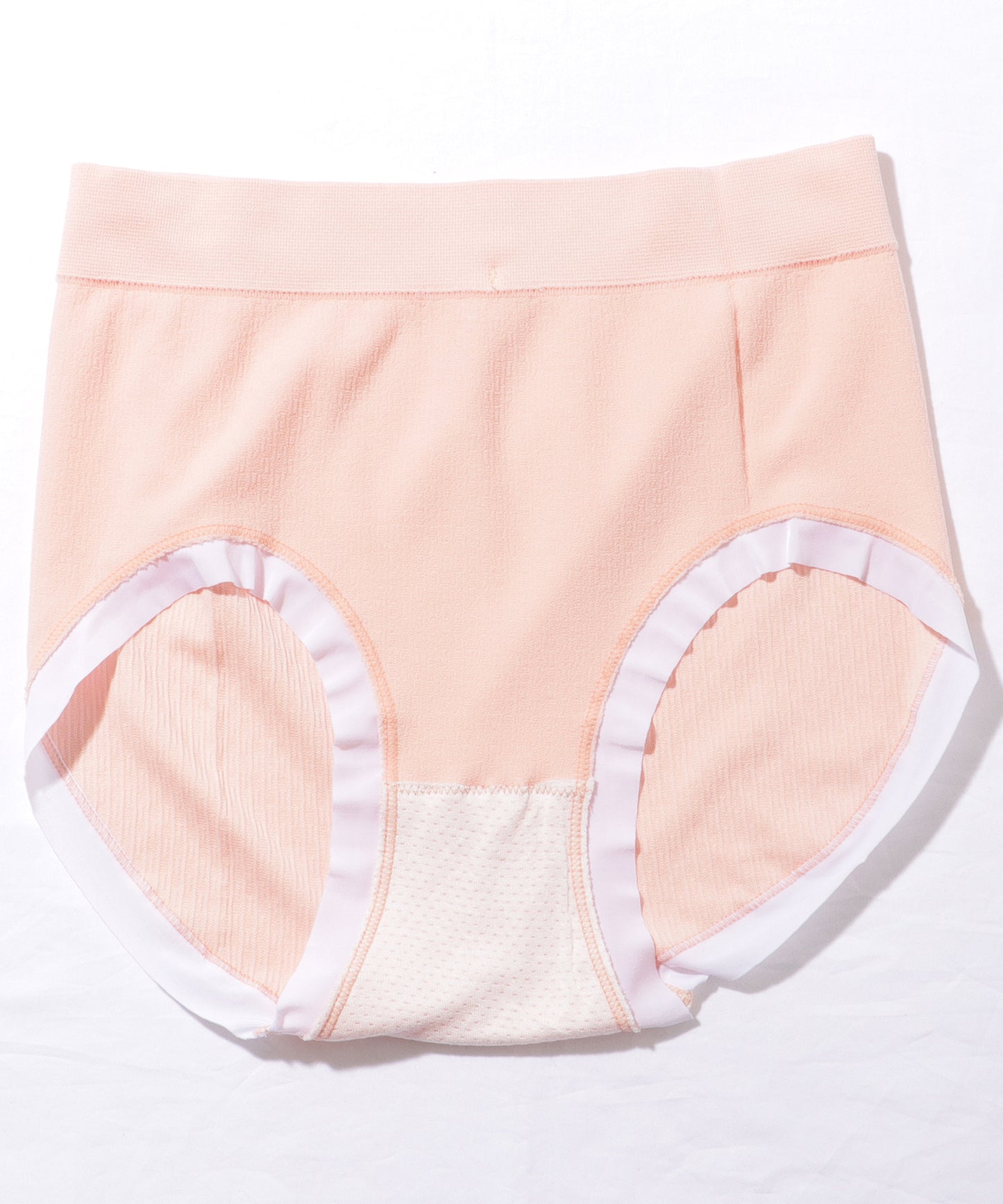 【8枚セット】 ソリッドカラー リボン付き フレンチ ストライプ ショーツ