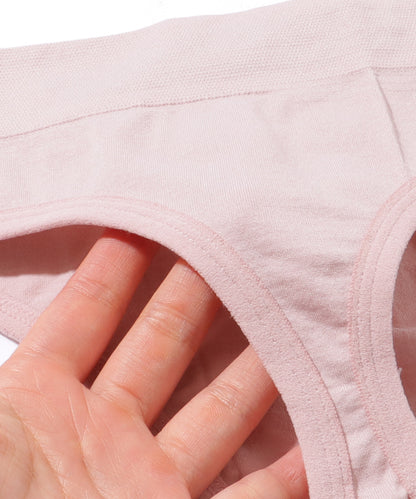 【6枚セット】 ソリッドカラー レースアップ Tバック ハイレグ ショーツ